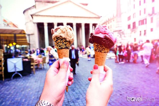Παγωτό στη Ρώμη