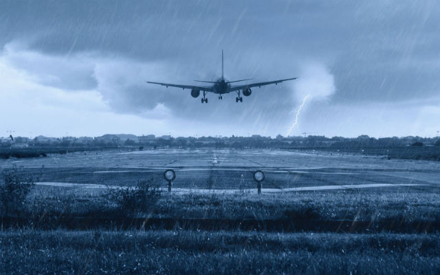Αεροπλάνο - αναταράξεις και κακός καιρός