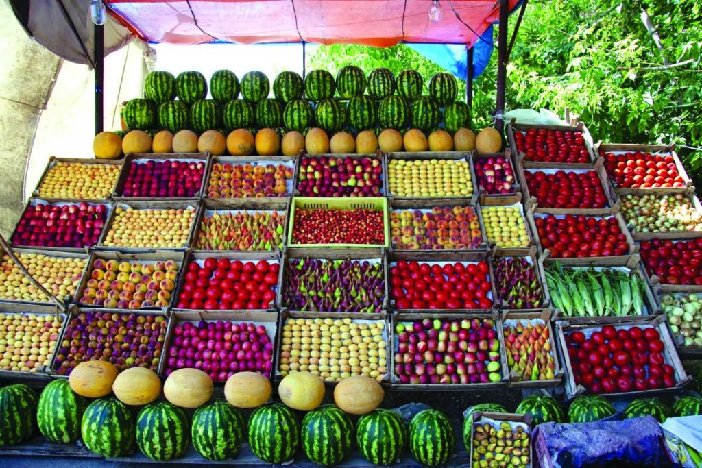 Φρούτα και λαχανικά, Αρμενία