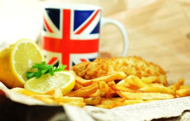Fish and chips - βρετανικά φαγητά
