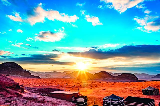 Η Έρημος Wadi Rum στην Ιορδανία