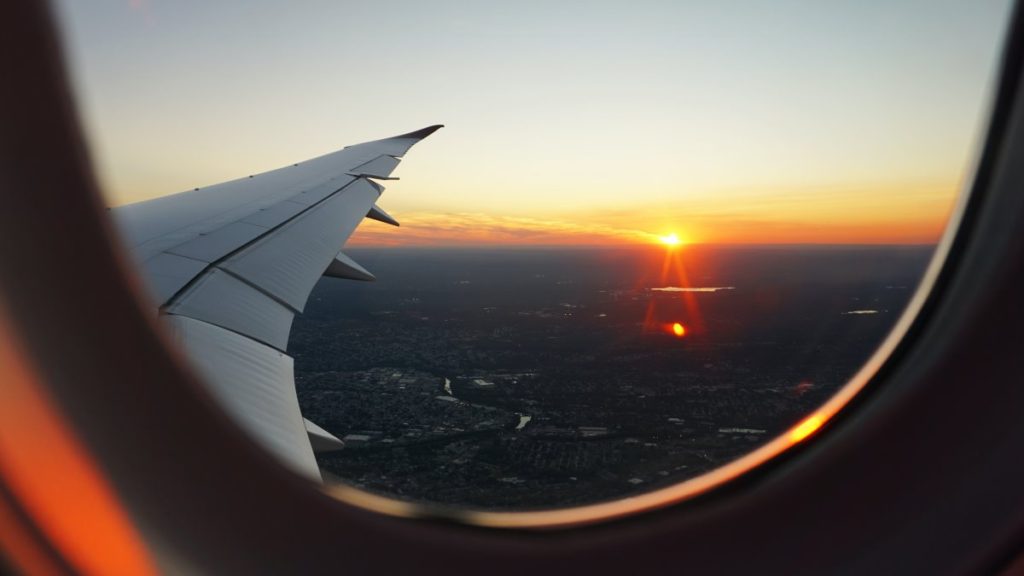 Αεροπλάνο Ηλιοβασίλεμα