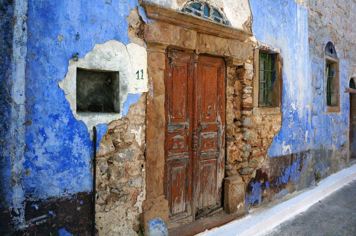 Ξύλινη πόρτα, Χίος