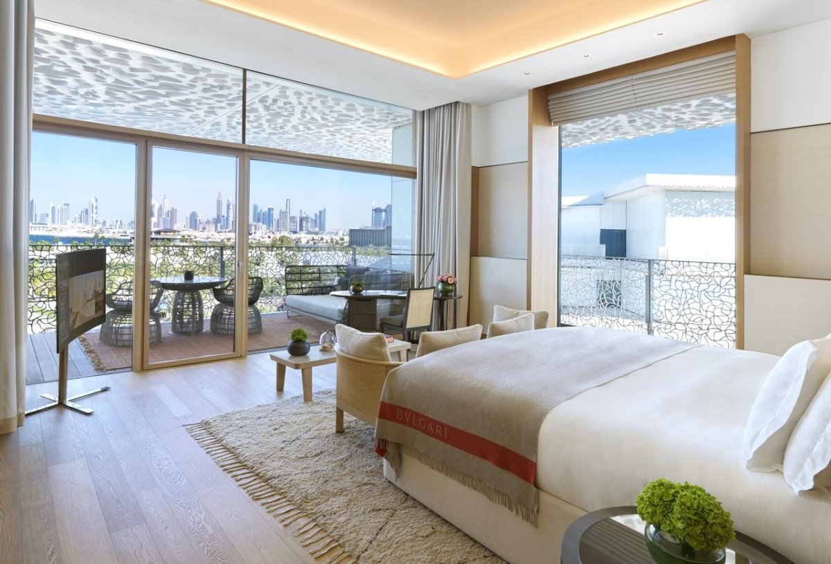 Bvlgari Resort Dubai το πιο ακριβό ξενοδοχείο σε τεχνητό νησί πολυτελές δωμάτια