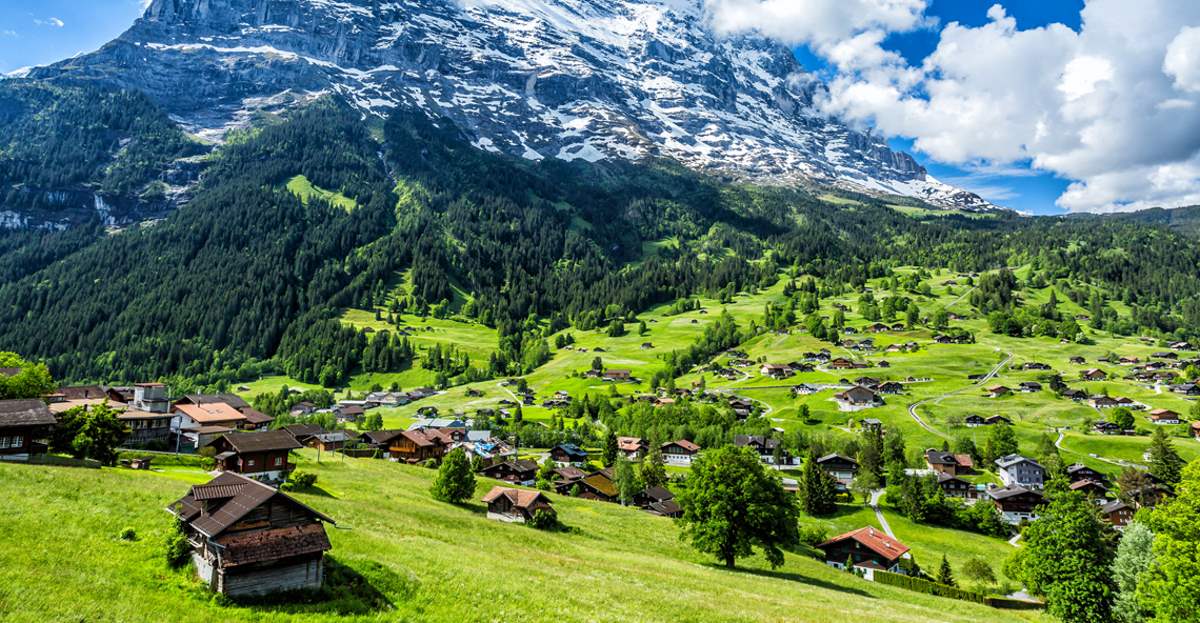 Grindewald, Ελβετία, ένα από τα ομορφότερα χωριά της Ευρώπης