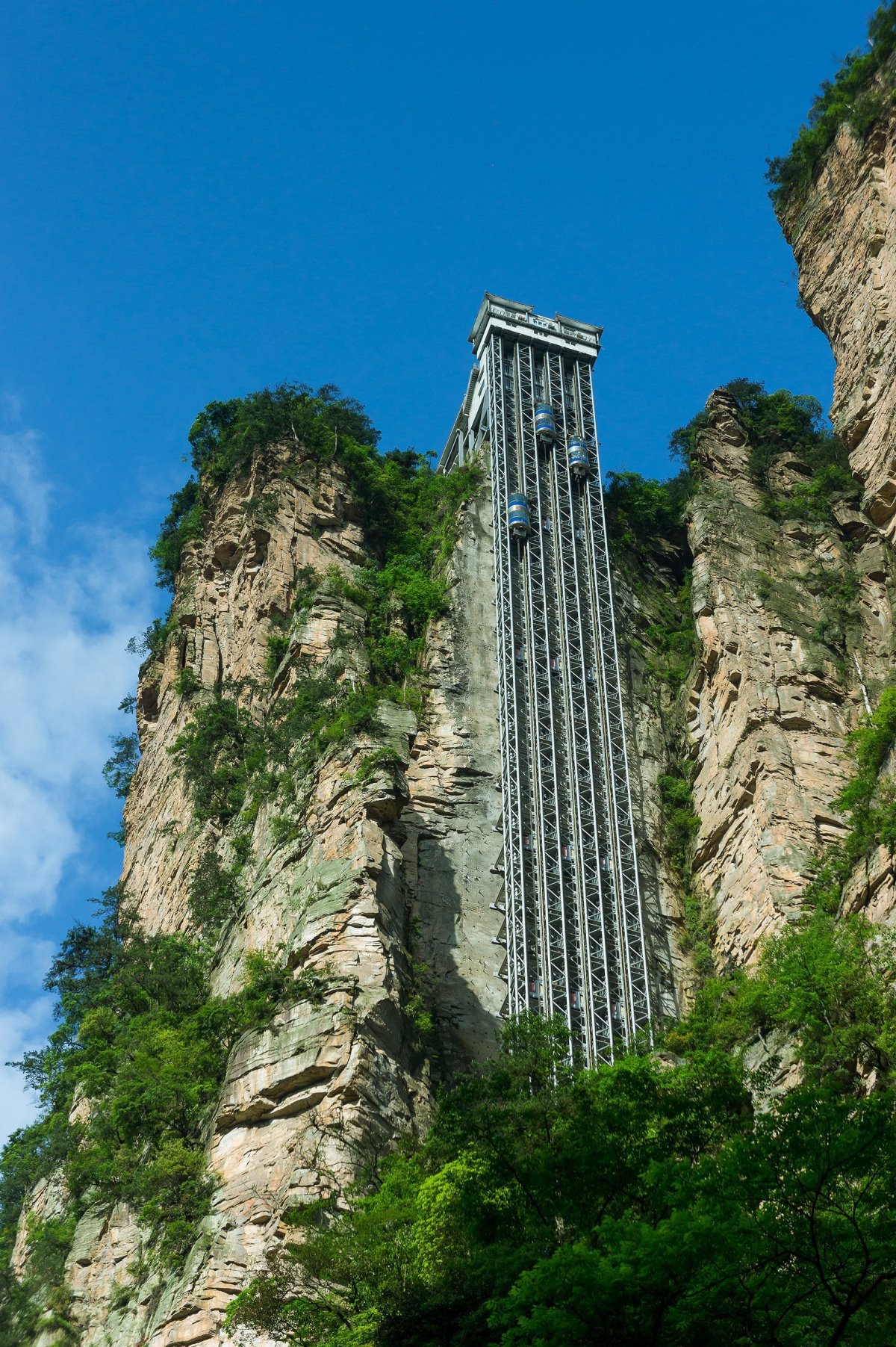 Bailong ασανσέρ στην Κίνα το ψηλότερο στον κόσμο