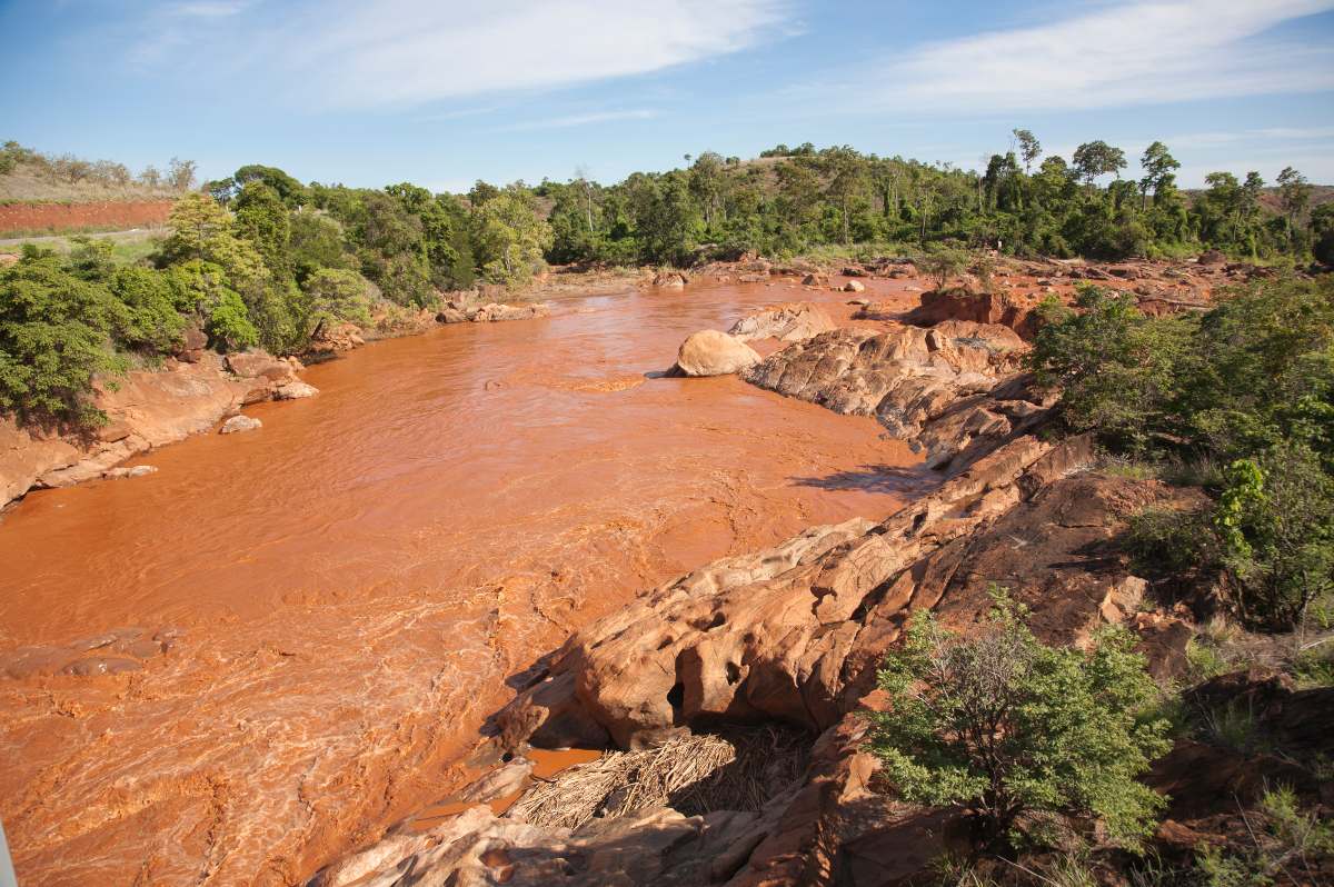 Το κόκκινο ποτάμι της Μαδαγασκάρης