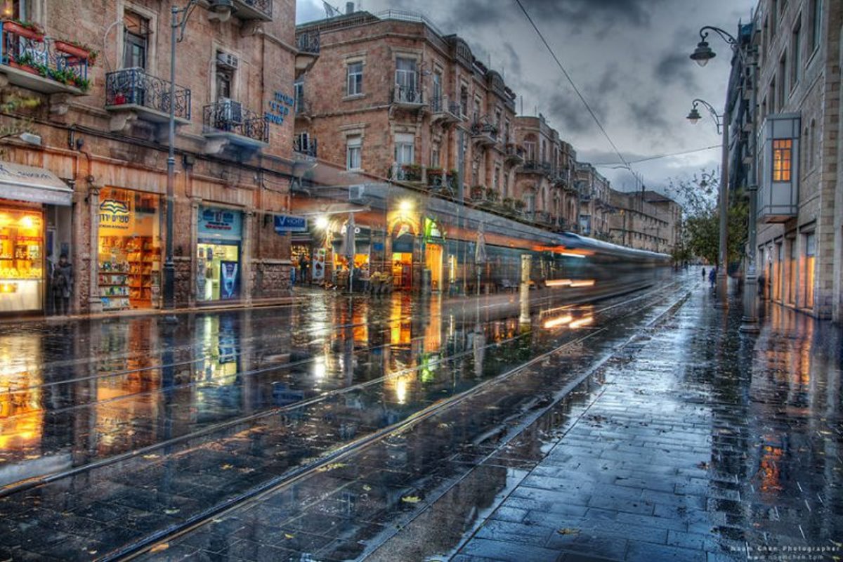 Ιερουσαλήμ πόλη με γοητεία υπέροχες φωτογραφίες από άδειους δρόμους