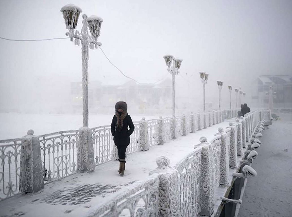 Oymyakon η πιο κρύα πόλη στον κόσμο χιόνι παντού