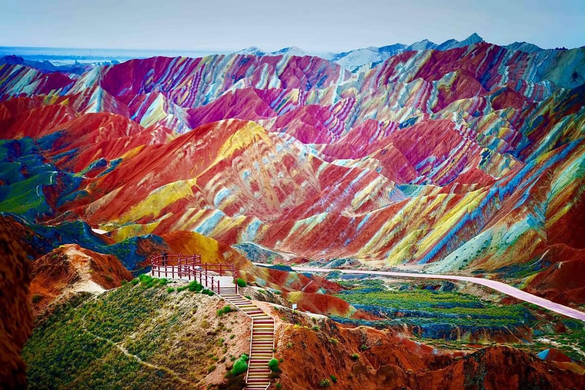 Βουνά χρωμάτων, Κίνα