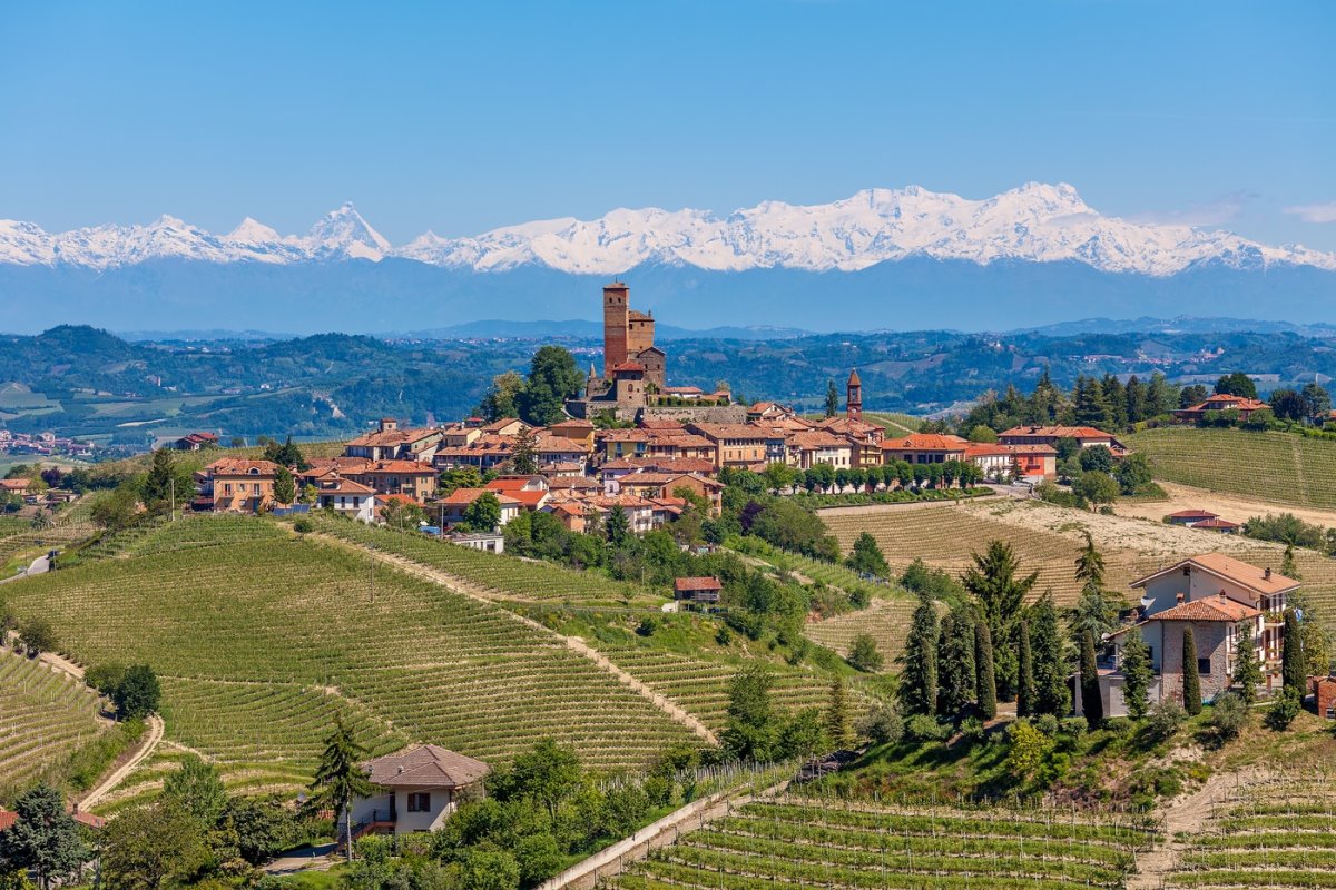 Αμπελώνες Ευρώπη  Piedmonte Γαλλία με αμπέλια και κρασιά
