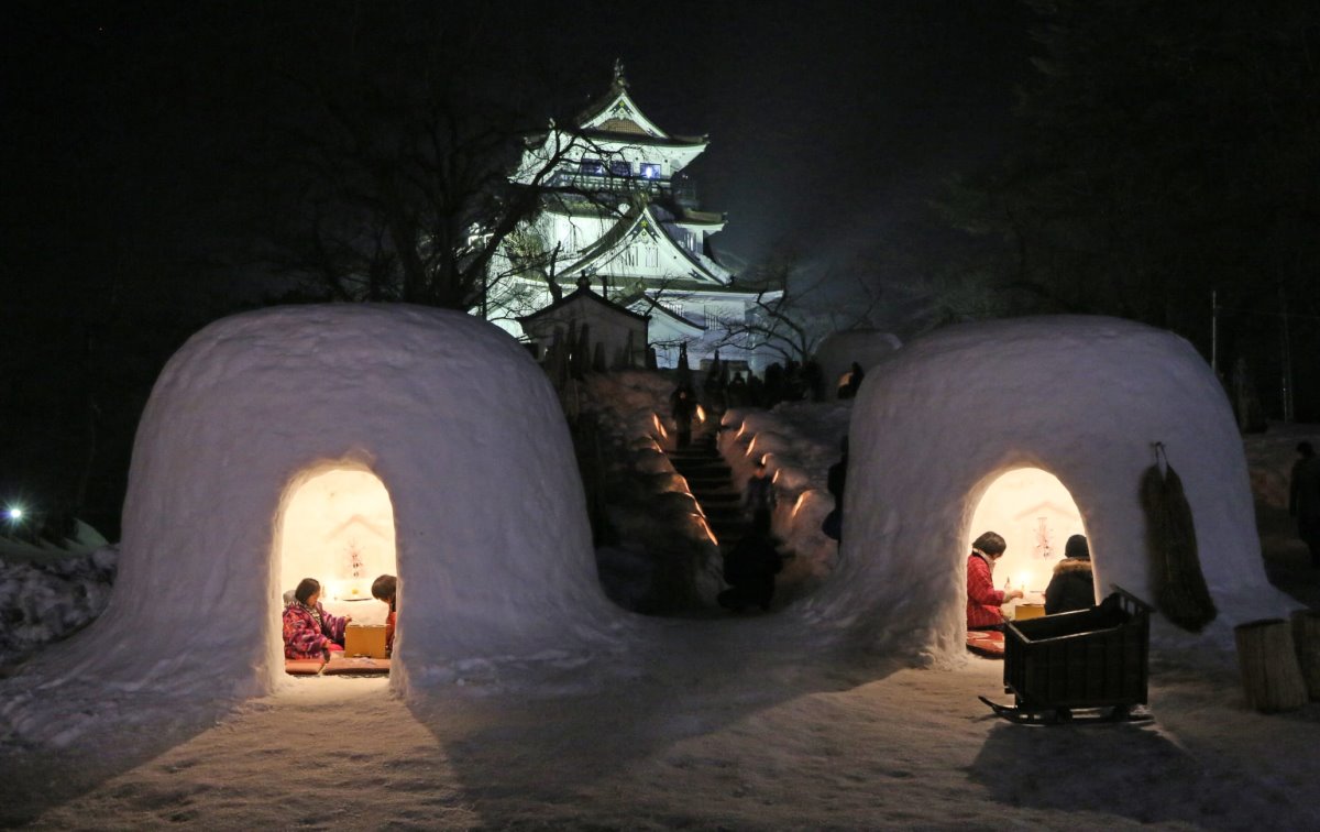 Χιονισμένες πόλεις στον κόσμο όπως η Akita στην ιαπωνία