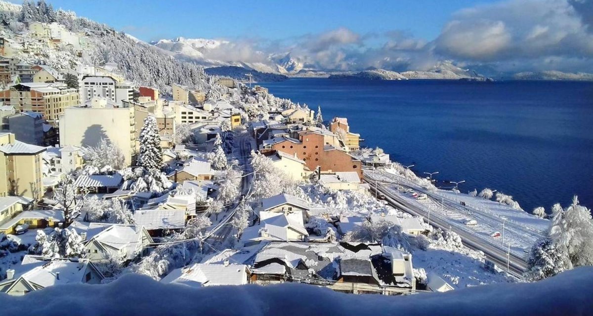 το Bariloche στην Αργεντινή είναι από τις πιο χιονισμένες πόλεις στον κόσμο