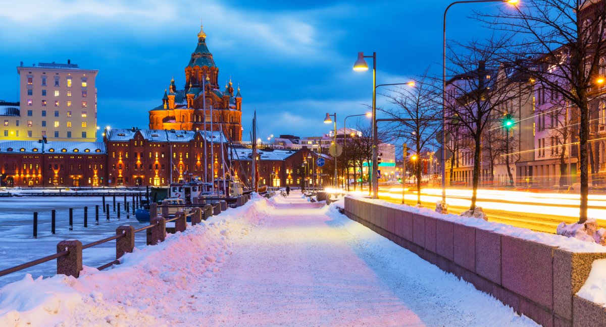 Χιονισμένες πόλεις στον κόσμο όπως το πανέμορφο Ελσίνκι