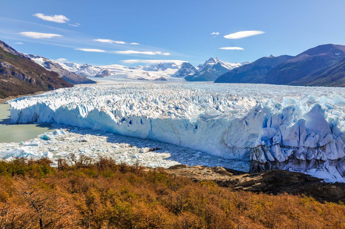 Οι παγετώνες, στο Εθνικό Πάρκο Glaciers