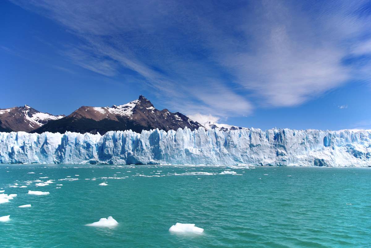 Ο παγετώνας στην λίμνη Argentino