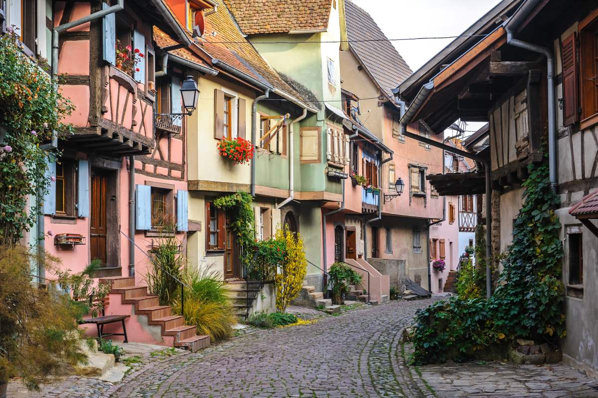 Eguisheim, Γαλλία, σοκάκια