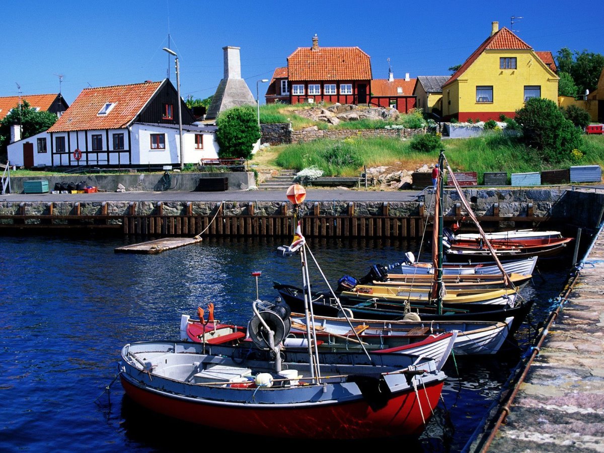 Bornholm κουκλίστικο νησάκι Δανίας