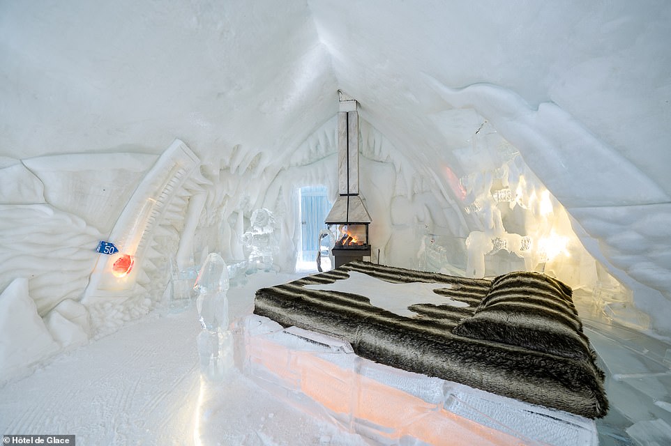 Δωμάτιο στο παγωμένο ξενοδοχείο του Καναδά