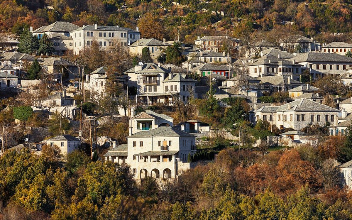 Μονοδένδρι ορεινό χωριό