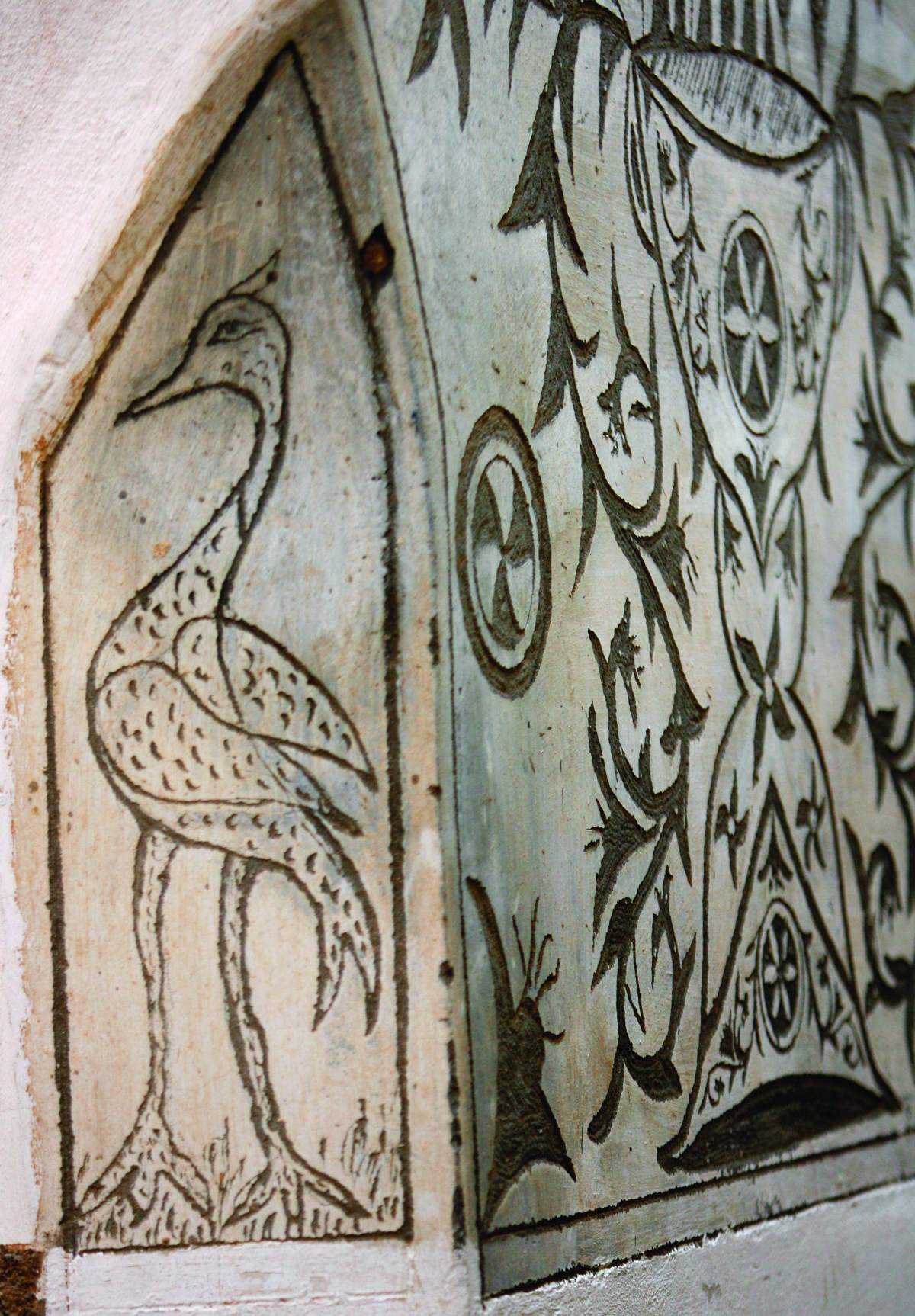 Πυργί Χίος, τοιχογραφία