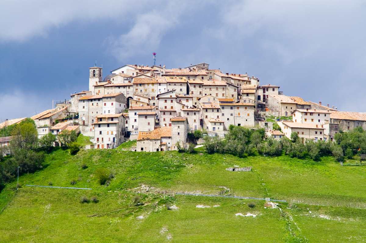 Castelluccio χωριό Ιταλία