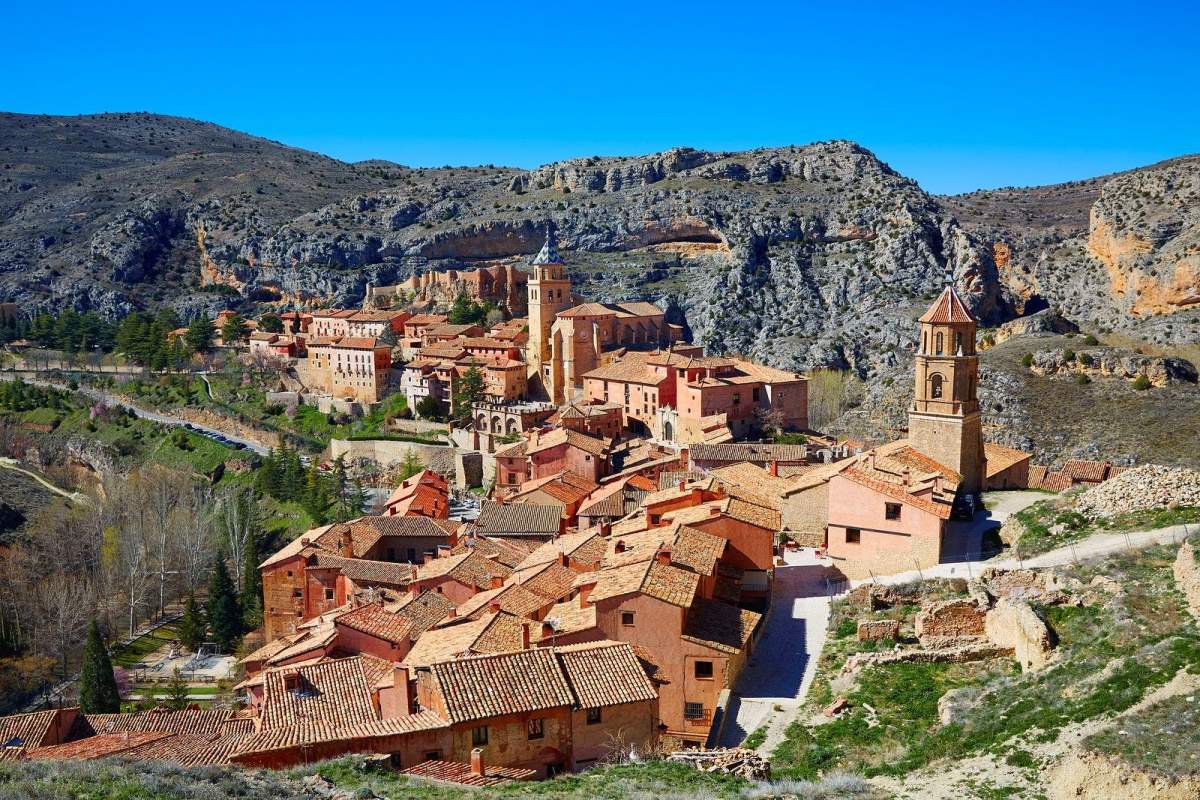 Πανοραμική λήψη από το Albarracin