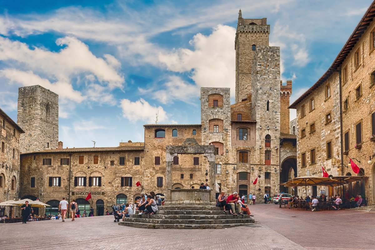  Piazza della Cisterna - San Gimignano, Τοσκάνη