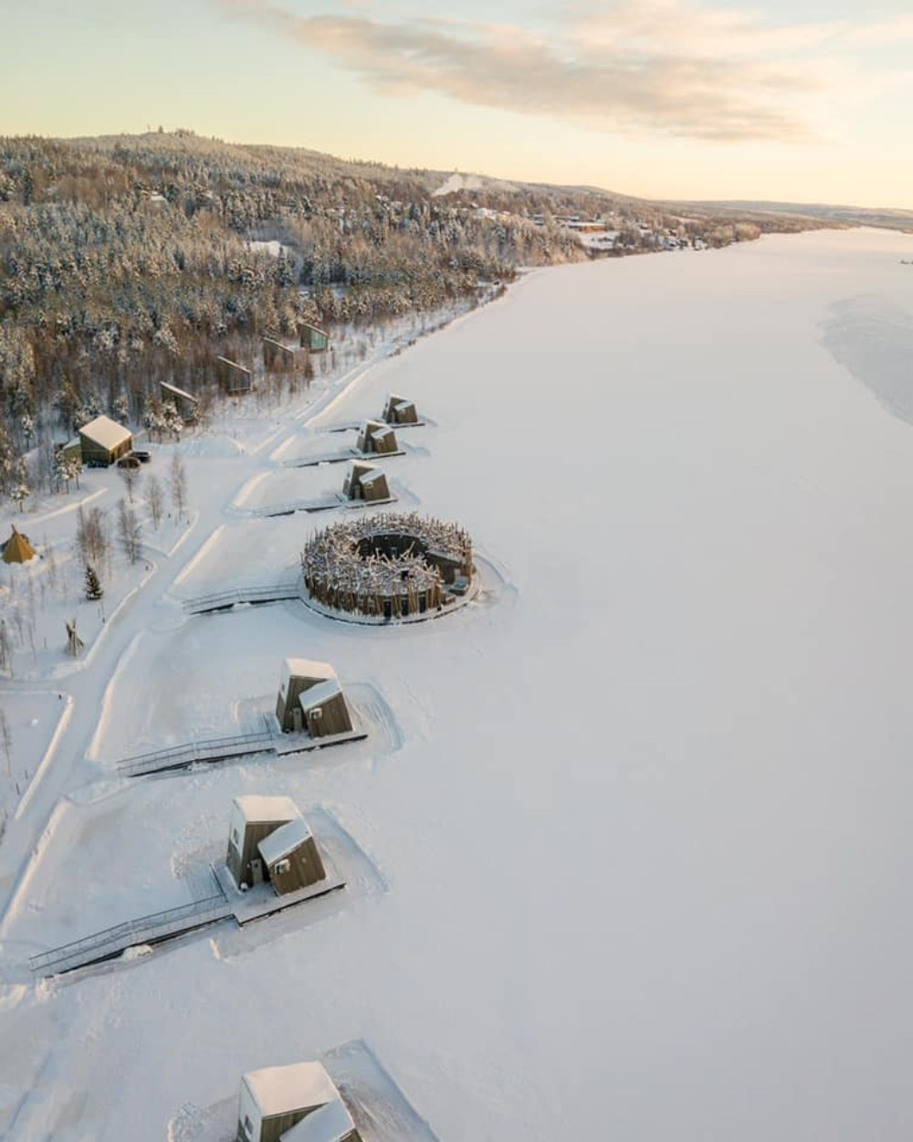 Arctic Bath Hotel Σουηδία -χιόνια