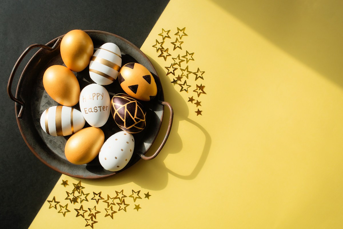 Πασχαλινά αυγά-Διακόσμηση με λαστιχάκια