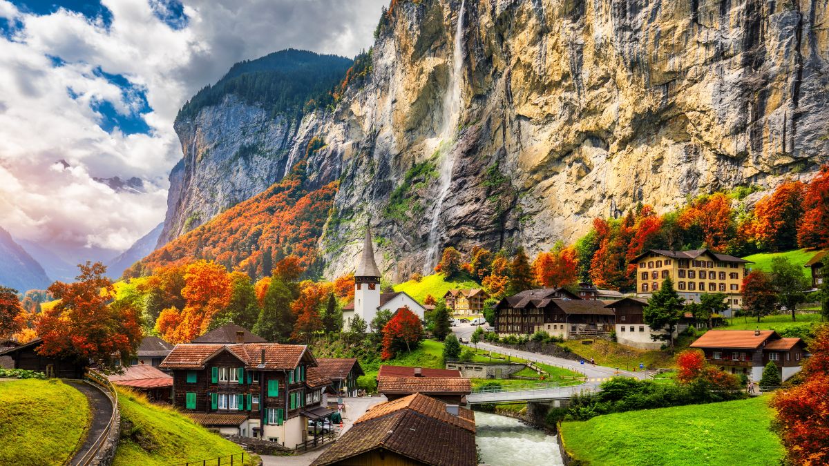 Lauterbrunnen - χωριό στην Ελβετία