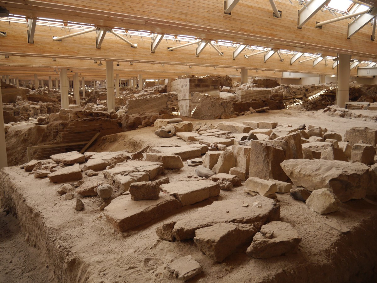 Ο αρχαιολογικός χώρος Ακρωτηρίου