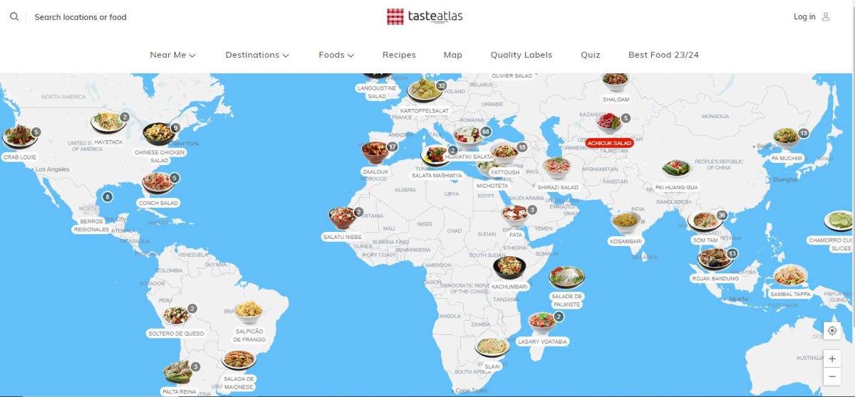 Taste atlas - Οι καλύτερες σαλάτες στον κόσμο