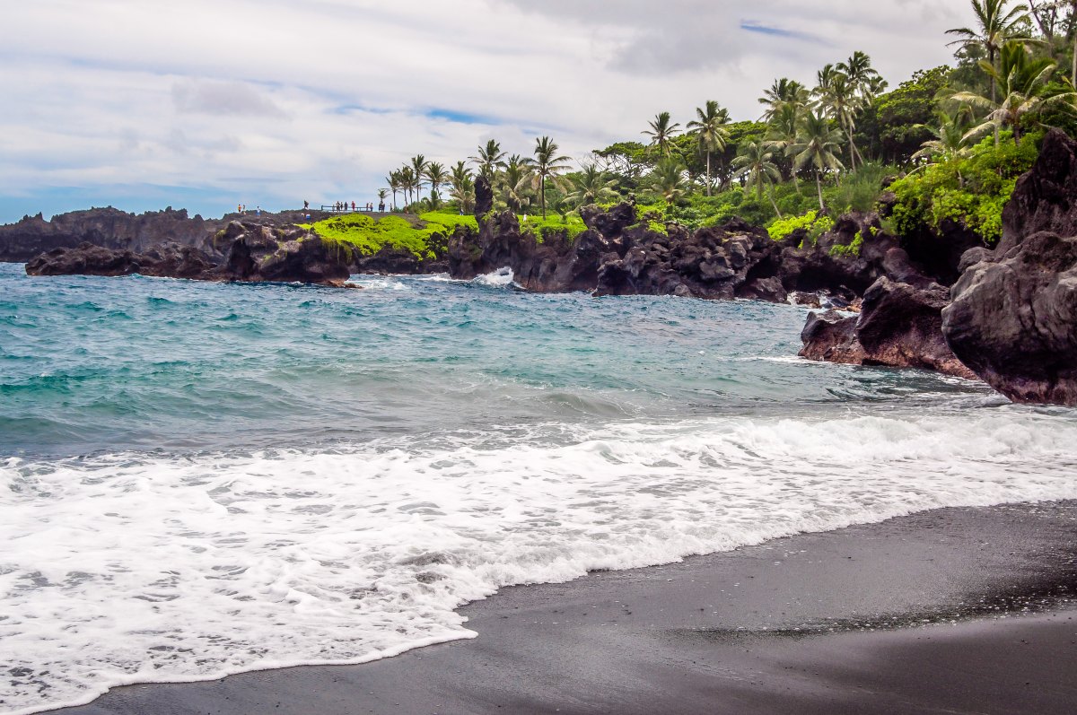 Παραλία Black Sand Wai'anapanapa - Μάουι, Χαβάη