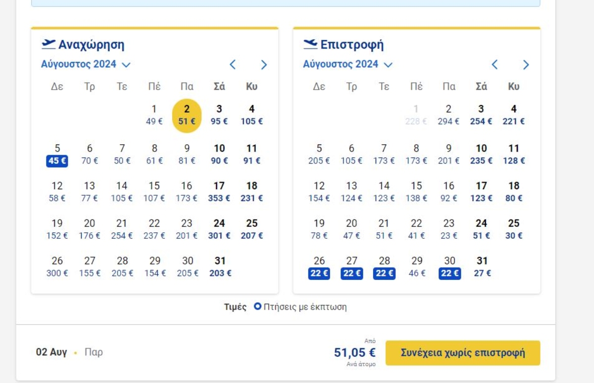 Αθήνα Ρώμη ryanair