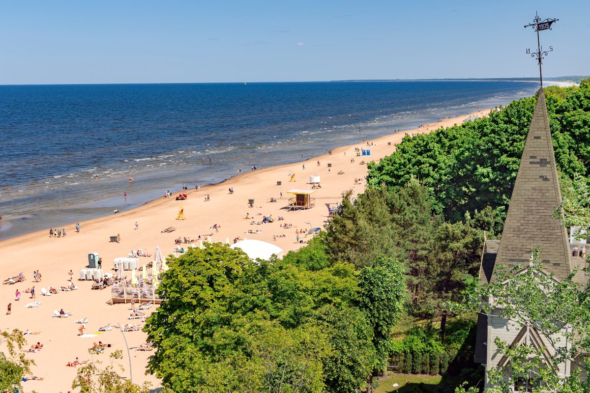 Παραλία στη Jurmala