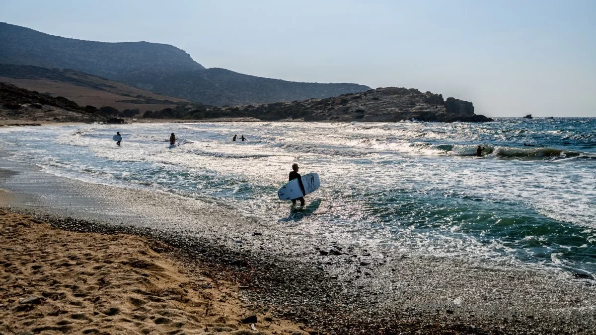 Αντίπαρος παραλία θάλασσα