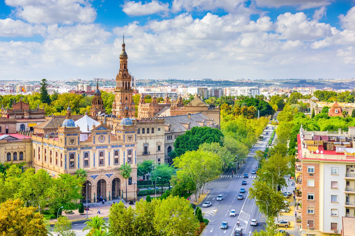 Seville city of Spain