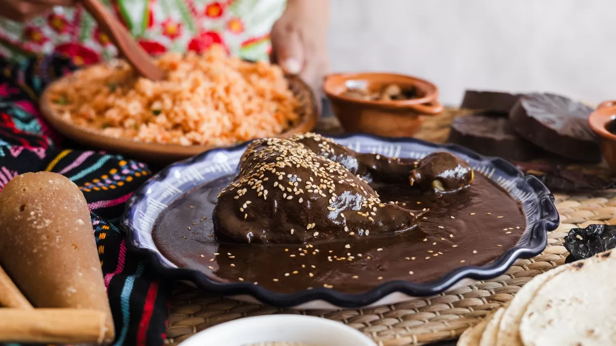 Mole Poblano μεξικάνικο φαγητό