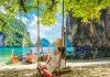 Γραφικό τοπίο στο Lao Lading beach island Krabi, διάσημο μέρος για ταξίδια -Πουκέτ Ταϊλάνδη